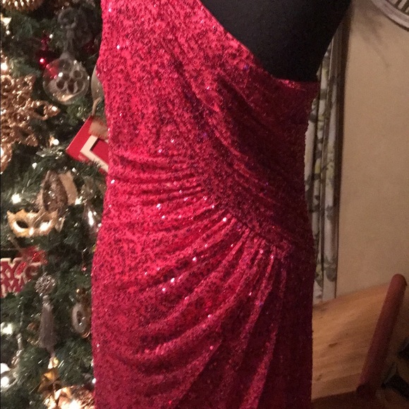 NWT LaFemme Pink Evening Gown 12 - Picture 8 of 8